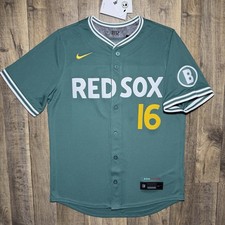 Boston Red Sox Jarren Duran Nike City Connect Green Authentic Limited Jersey L
