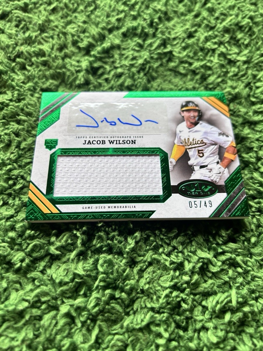 その他 JACOB WILSON AUTOGRAPH Jacob Wilson Athletics Autographed Fanatics Authentic Baseball