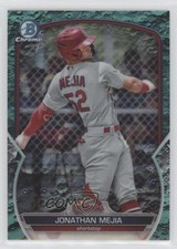 2023 Bowman Chrome Prospects Aqua Lunar Crater Refractor Jonathan Mejia 0u2r