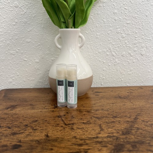 LIP BALM SET OF 2: Natural, Organic | Peppermint | 2 in a set | Made in USA