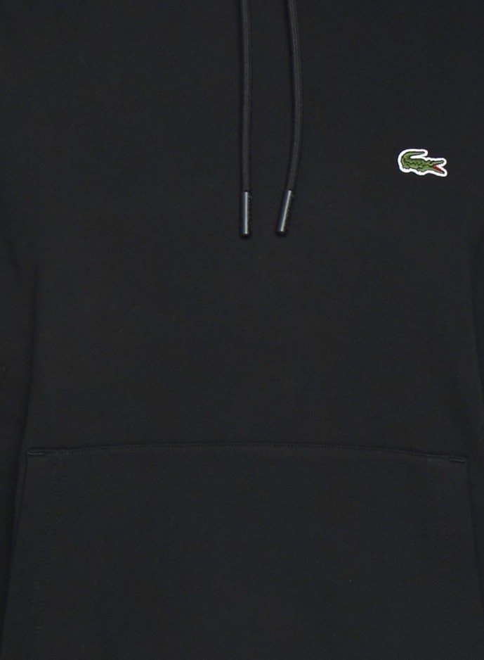 Lacoste Large (5) Classic Fit Crocodile Hoodie Overhead black / Noir BNWT image 6