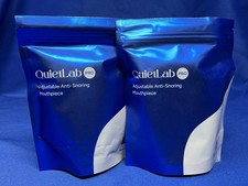 QuietLab Quiet Lab Pro Adjustable Anti-Snoring Mouthpiece Lot Of 2 NEW FREE SHIP