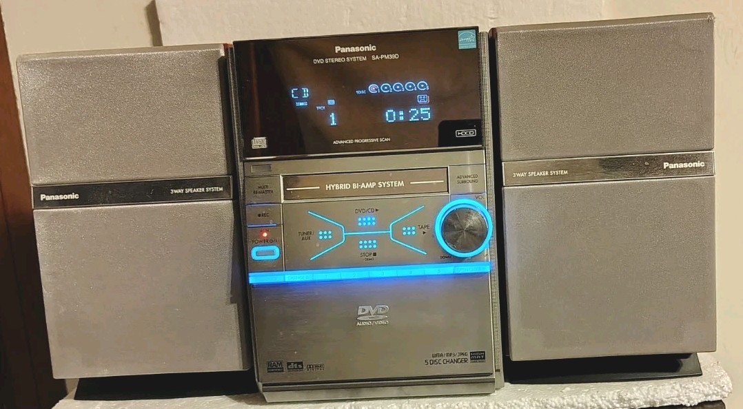Panasonic SA-HD75 MD/CDコンポ Panasonic システムコンポ SA-NS75MD