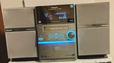 Panasonic SA-PM39D 5 Disc Changer Hybrid CD DVD Cassette Stereo Tape Player.
