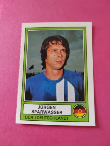 Jürgen Sparwasser Rda Sticker Football Panini Euro 1978 - Imagen 1 de 2