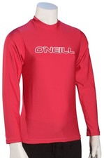 O'Neill Kid's Basic Skins LS Surf Shirt - Watermelon - New