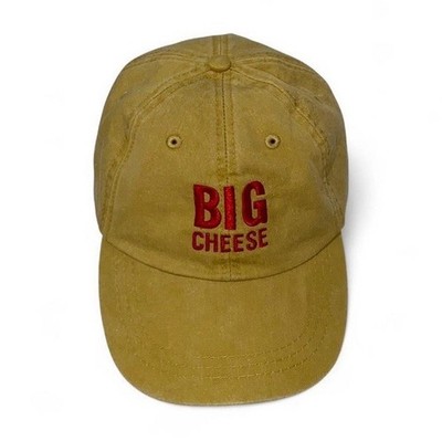 Murray s ''BIG CHEESE'' Adams Upscale Mustard Dad Hat 
