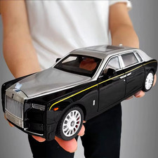 Modellino auto 1:18 Rolls Royce Phantom in lega pressofusa metallo grandi giochi per bambini falena