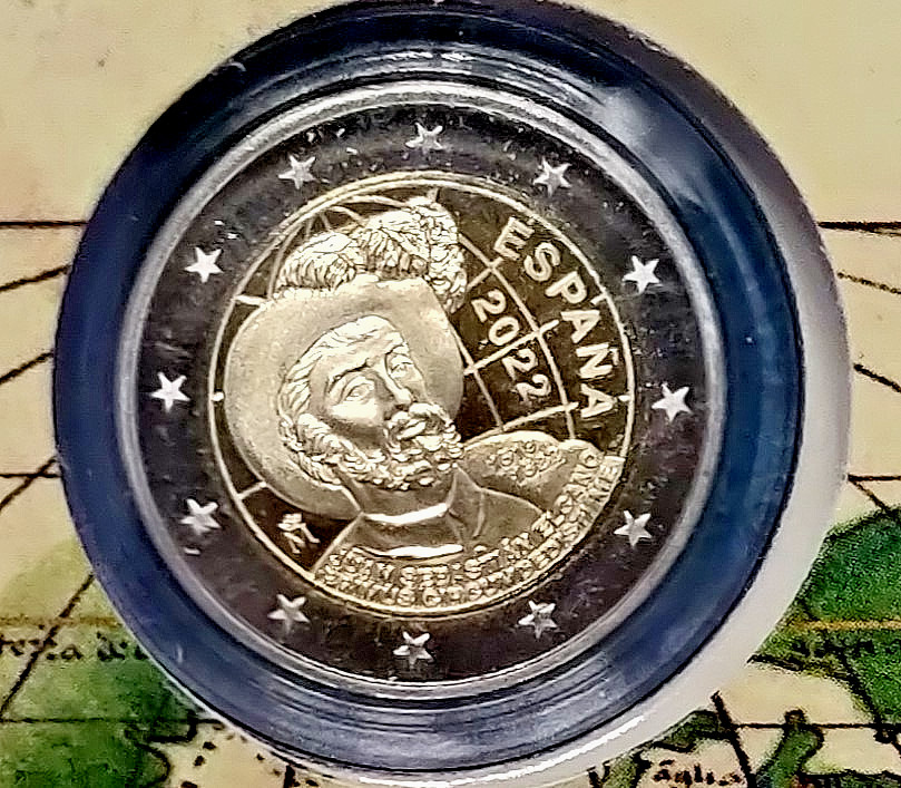 2 euro Espagne 2022 - Tour du Monde - BE / PROOF