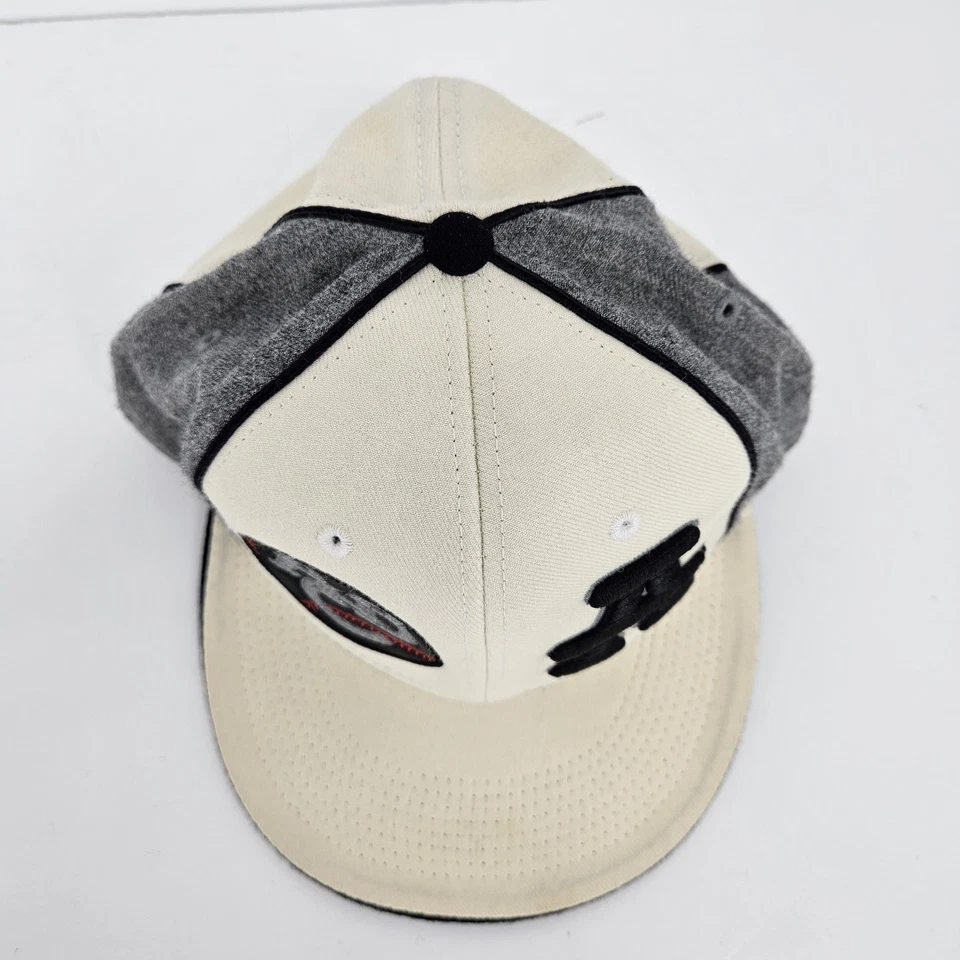 Sombrero Atlanta Negro Galletas Para Hombres 7 1/4 Ligas Negras Béisbol Lana Ajustado Foto 2 de 4