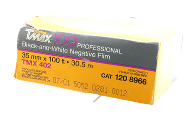 Kodak 1208966 TMax 100 35mm x100FT TMX402 35mm Film