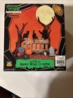 Lemax SPOOKY TOWN HAPPY HOWL-O-WEEN Cats On Fence Full Moon Box #94969 Lighted — photo 1