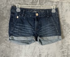 Express Women s Jean Denim Shorts Blue Size 4...