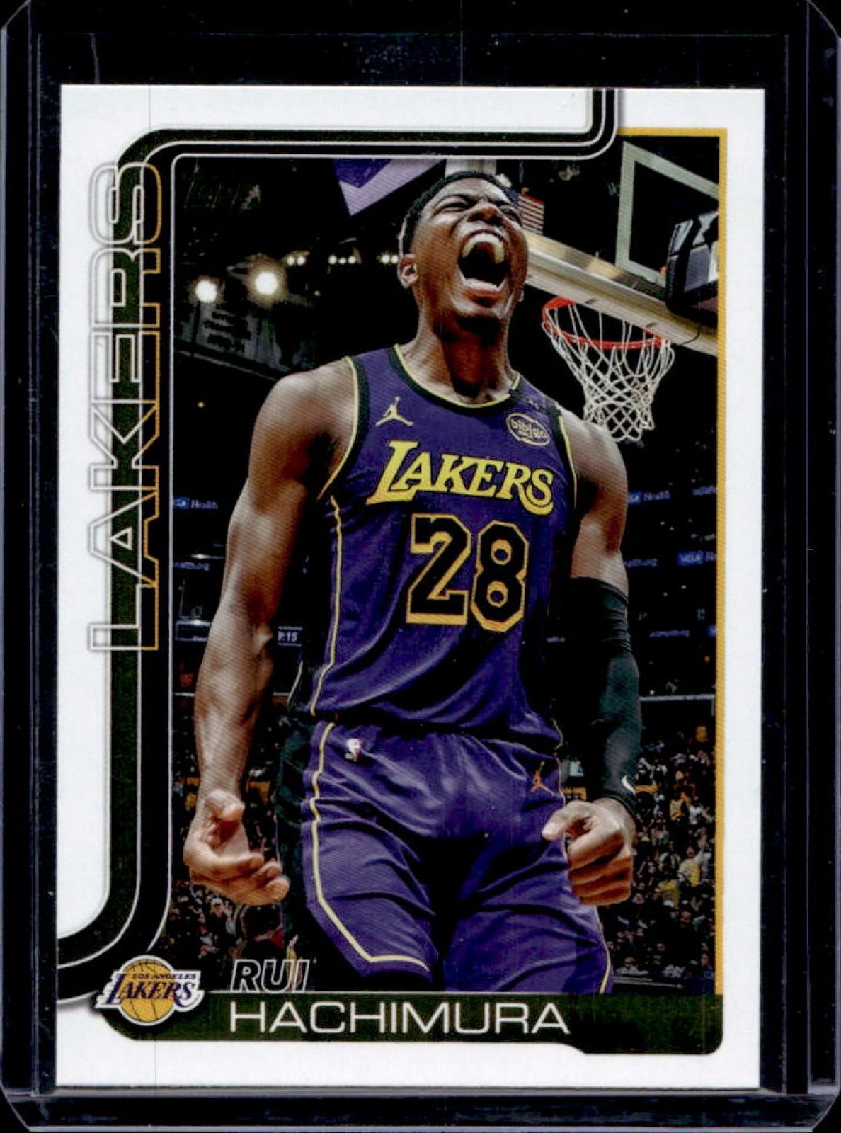 2025-26 Topps Rui Hachimura Golden Mirror Image Variation SSP #154 Lakers