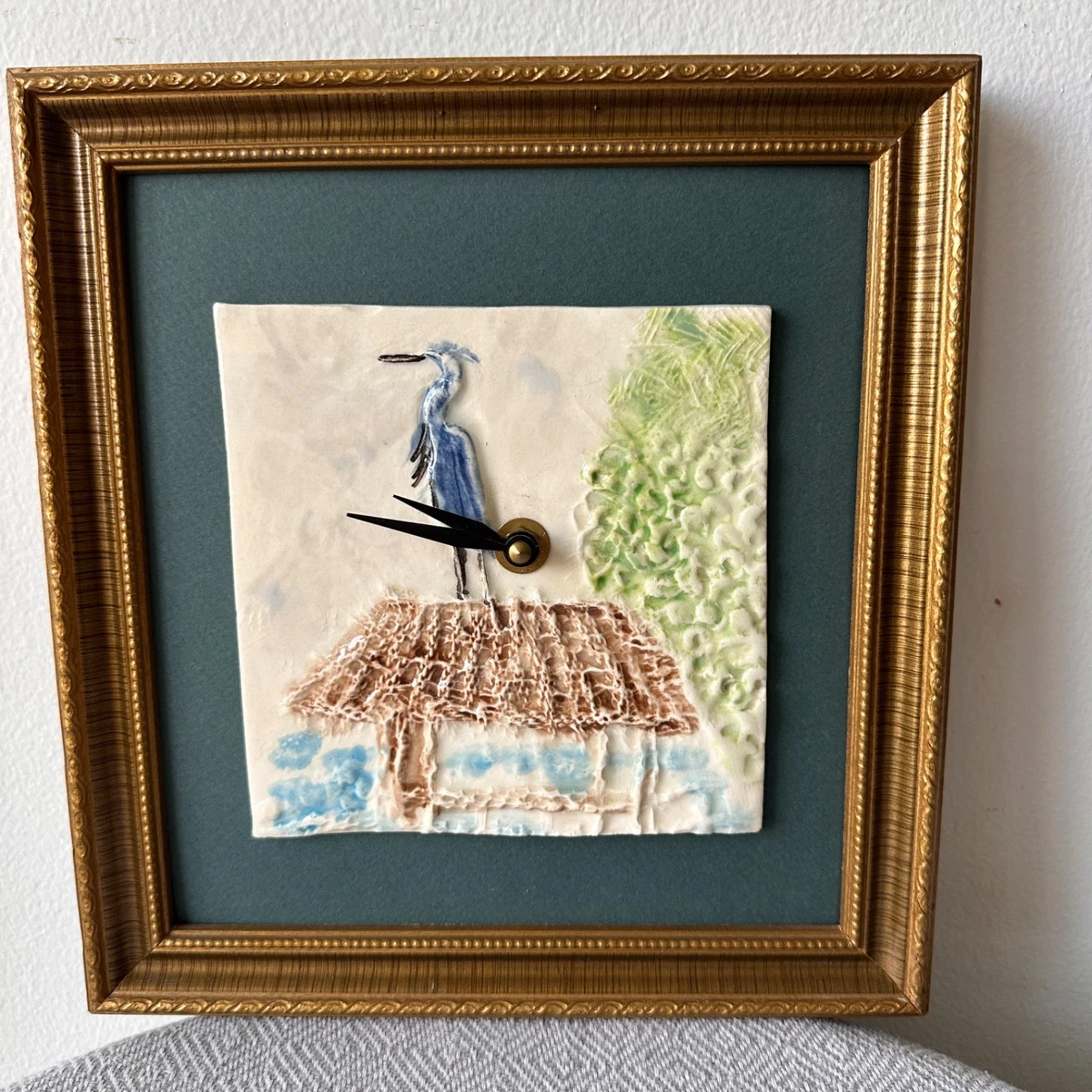 美品　両面時計 ARTS AND CRAFTS EMPORIUM Handmade Ceramic Wall Clocks for sale | eBay