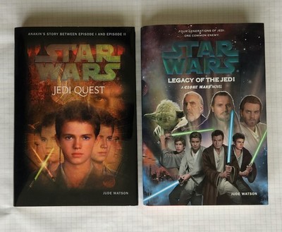 Star Wars Jedi Quest, Legacy (x2) Hardcover, First Prints (Scholastic) YA