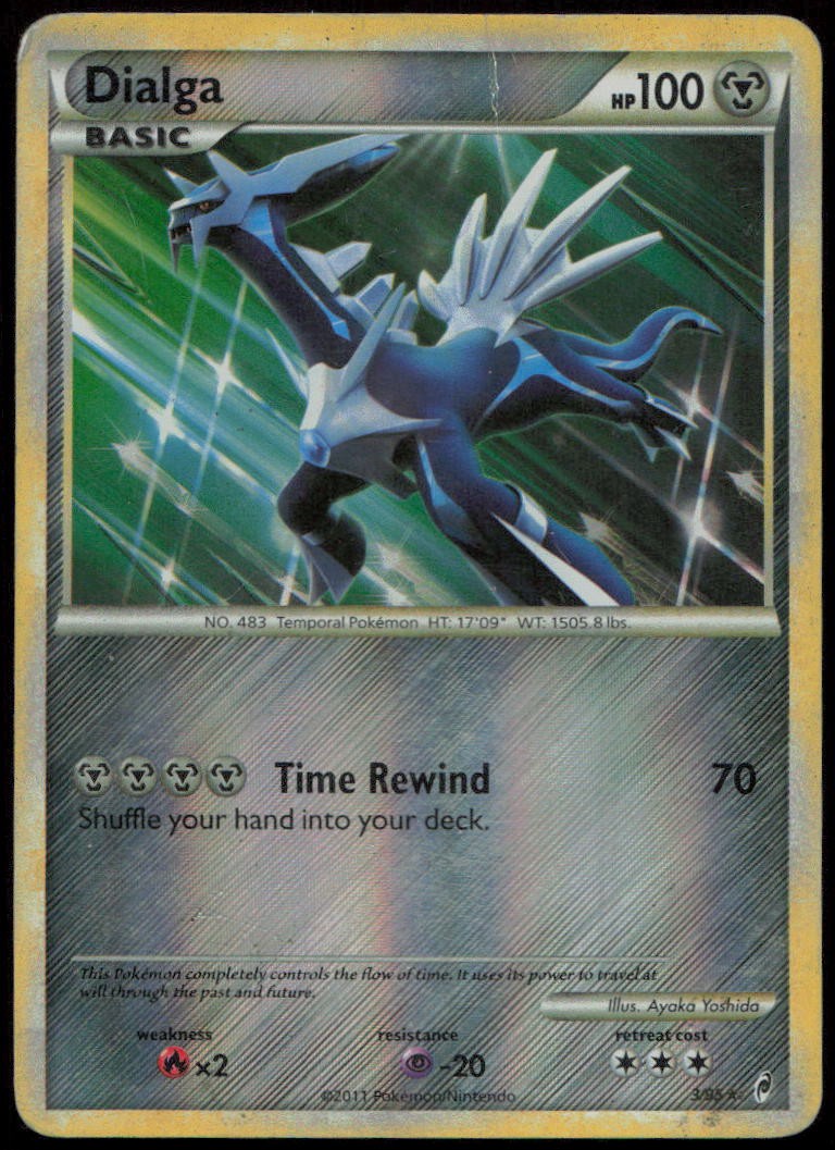 Dialga 3/95 DMG Call of Legends Rare Reverse Holo Pokemon
