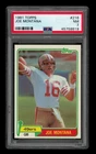 1981 Topps Set-Break #216 Joe Montana PSA 7 NM
