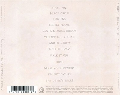ANGUS & JULIA STONE DOWN THE WAY NEW CD