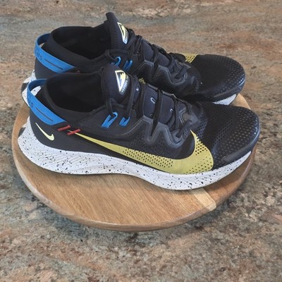 Nike Pegasus Trail 2 Black Dark Sulfur - Mens Sz 10.5 - Running Hiking Shoes