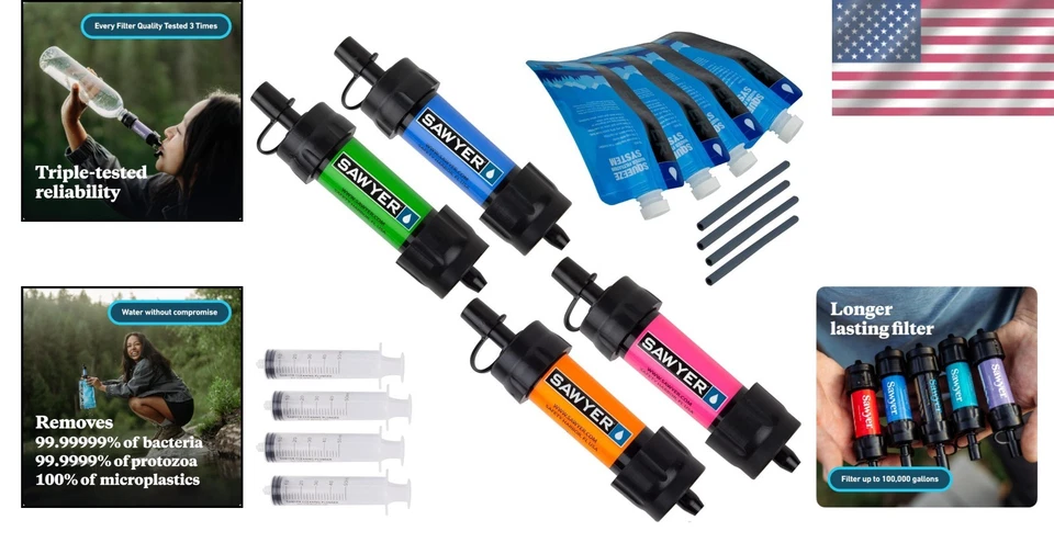 Personal Water Filter System - Removes Bacteria & Protozoa - Image 2 of 4