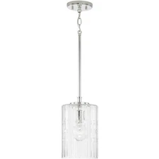 Capital Lighting Fixtures 341311PN OPEN BOX Emerson Pendant Polished Nickel