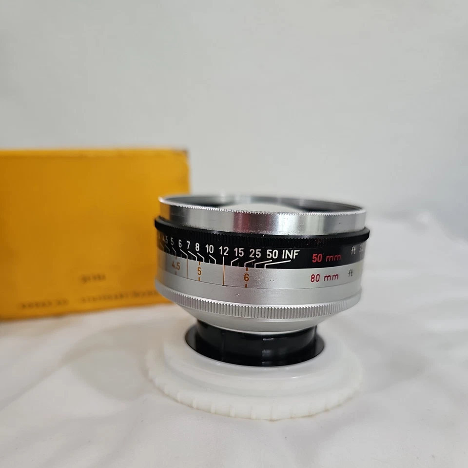 Lente de cámara Rodenstock Retina Heligon C 80 mm f4 vintage años 50 Foto 2 de 4