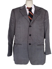 giorgio armani COLLEZIONI SUIT JACKET BLAZER,40 R,SILK,WOOL :