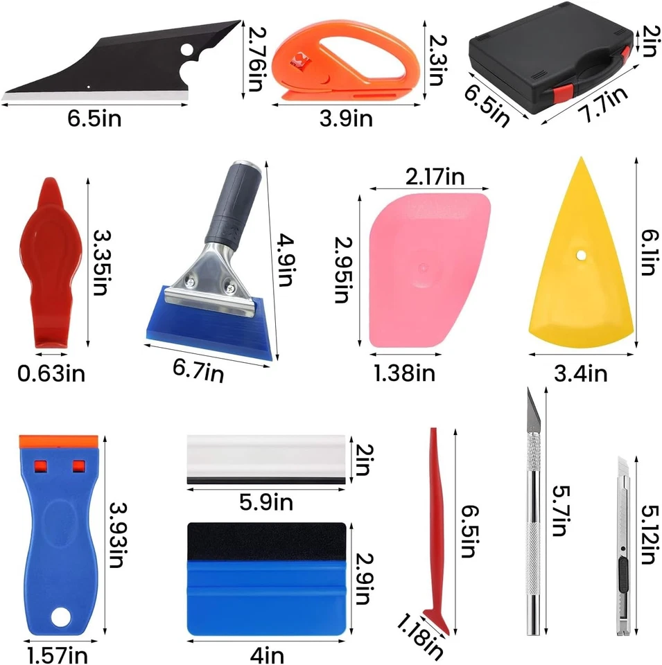 Herramienta Para Polarizar Ventana De Carro 自动 Tinte Tint 工具应用套件 — 第 2/4 张图片