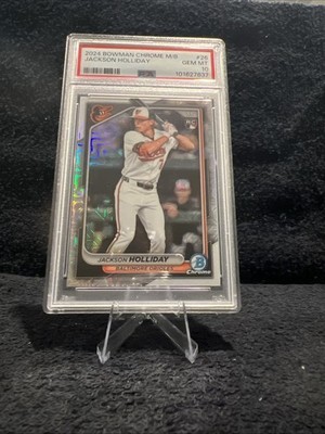 2024 Bowman Chrome Mega Box Jackson Holliday RC PSA 10 Gem Mint 