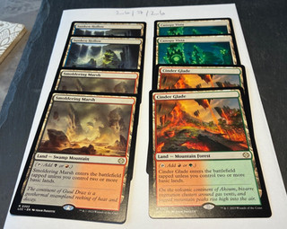 Magic the Gathering MTG verschiedene Land x8 seltene Karten NM/M Comm 2 von 4