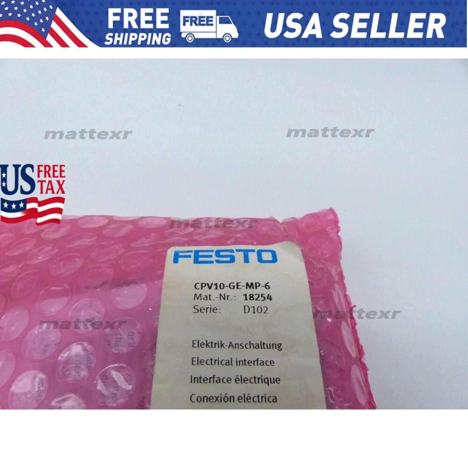 New Festo 18254 CPV10-GE-MP-6 Electrical interface