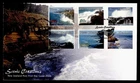 DR WHO 2002 NEW ZEALAND FDC SCENIC COASTLINE CACHET COMBO $2 M71061