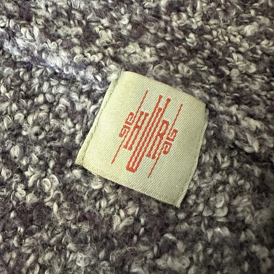 Blazer para mujer HWR Anthropologie talla pequeña púrpura negro ribete carrera boho chaqueta Foto 4 de 4