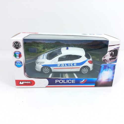 1/43 Coche car auto Peugeot 207 Police France Francia Mondo Motors - Imagen 3 de 3