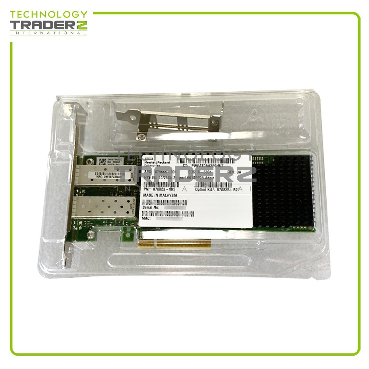 HPE 870825-B21 10/25GB 2 Ports Ethernet Card for sale online | eBay