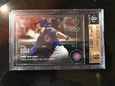 KRIS BRYANT 2016 Topps Now #650 WORLD SERIES RUN: BGS 10 PRISTINE RARE- $$$
