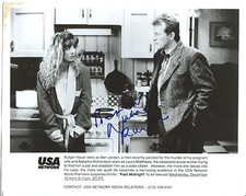 Natasha Richardson signed B&W 8X10 Original Still Photo - Rare