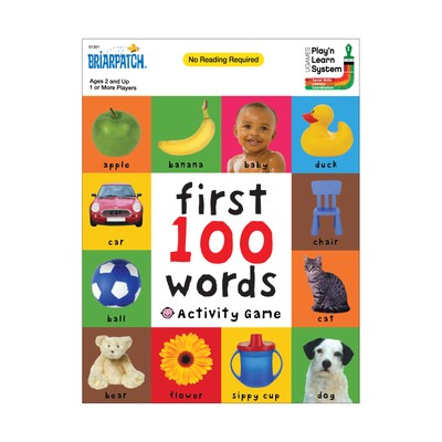 New - Briarpatch First 100 Words Activity Game - Ages 2+ | 1+ players