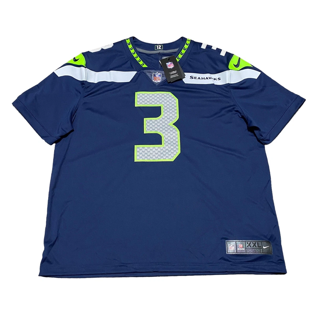 Nike Seattle Seahawks Russell Wilson 3 Limited Jersey Men s Size