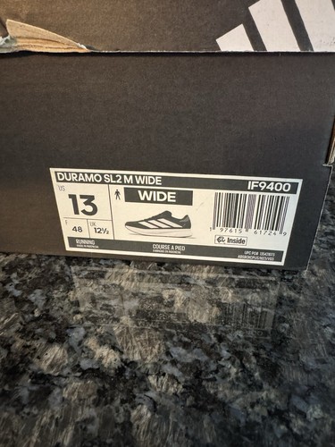 Adidas Duramo SL2 M Wide - Black / IF9400 / Womens Sneakers Shoes Sz 13 W. NWB - Picture 5 of 5