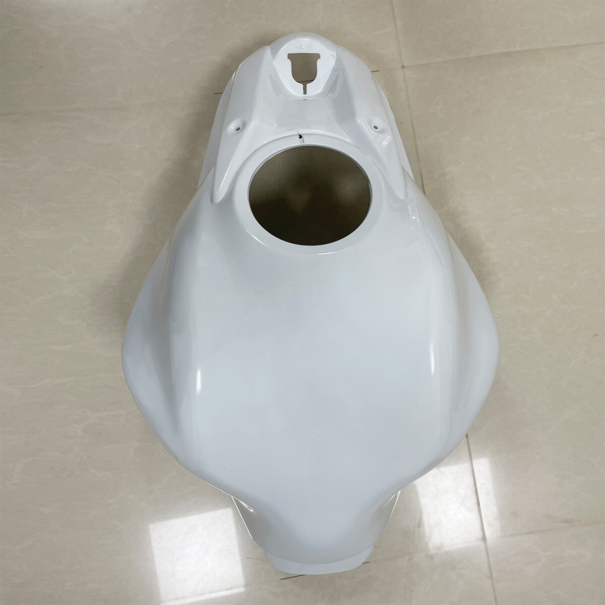 ホワイト バンパーカバー Unpainted White Fuel Gas Tank Cover Fairing For KAWASAKI NINJA EX