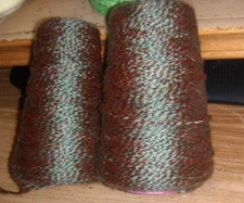 OLIVE MIX CONE YARN ACRYLIC.COTTON/NYLON MACHINE/KNITTING /NEEDLEPOINT 1 LB 5 OZ