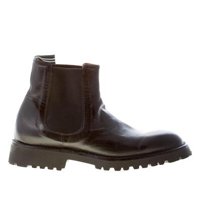 GREEN GEORGE men shoes Black soft tumbled leather chelsea boot made in Italy