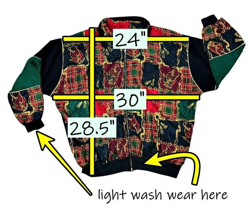 Vintage Patchwork Windbreaker Jacket Equestrian S… - image 9