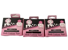 3 Hollywood Fashion Secrets Body Contour Tape for Deep Skin Tones 1-3" x 197''