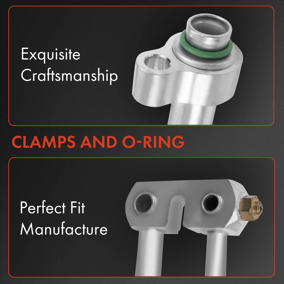 Conjunto de manguera de succión y descarga de aire acondicionado para Ford F-150 99-03 F-150 Heritage 4,2 L Foto 2 de 4