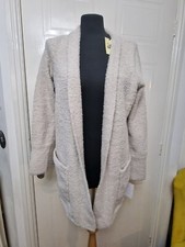 Max Studio Womens Fleece Jacket Light Pink Size M New
