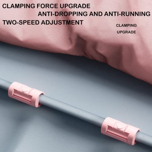 10 Pack Bed Sheet Grippers,Bed Clips with Two-Speed Adjustment,Sheet Holder - Foto 4 di 7