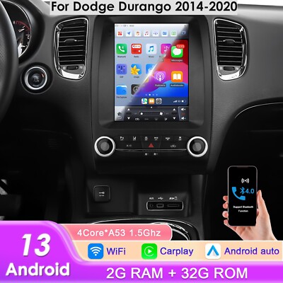 9.7 ''2+32GAndroid 13 Autoradio GPS Navi WIFI CarPlay für Dodge Durango 2014-2020